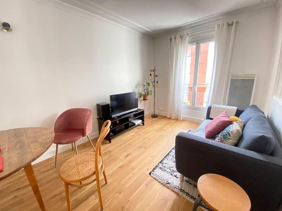 Logement Entier - Appartement Cosy De 2 Pieces Paris Exteriör bild